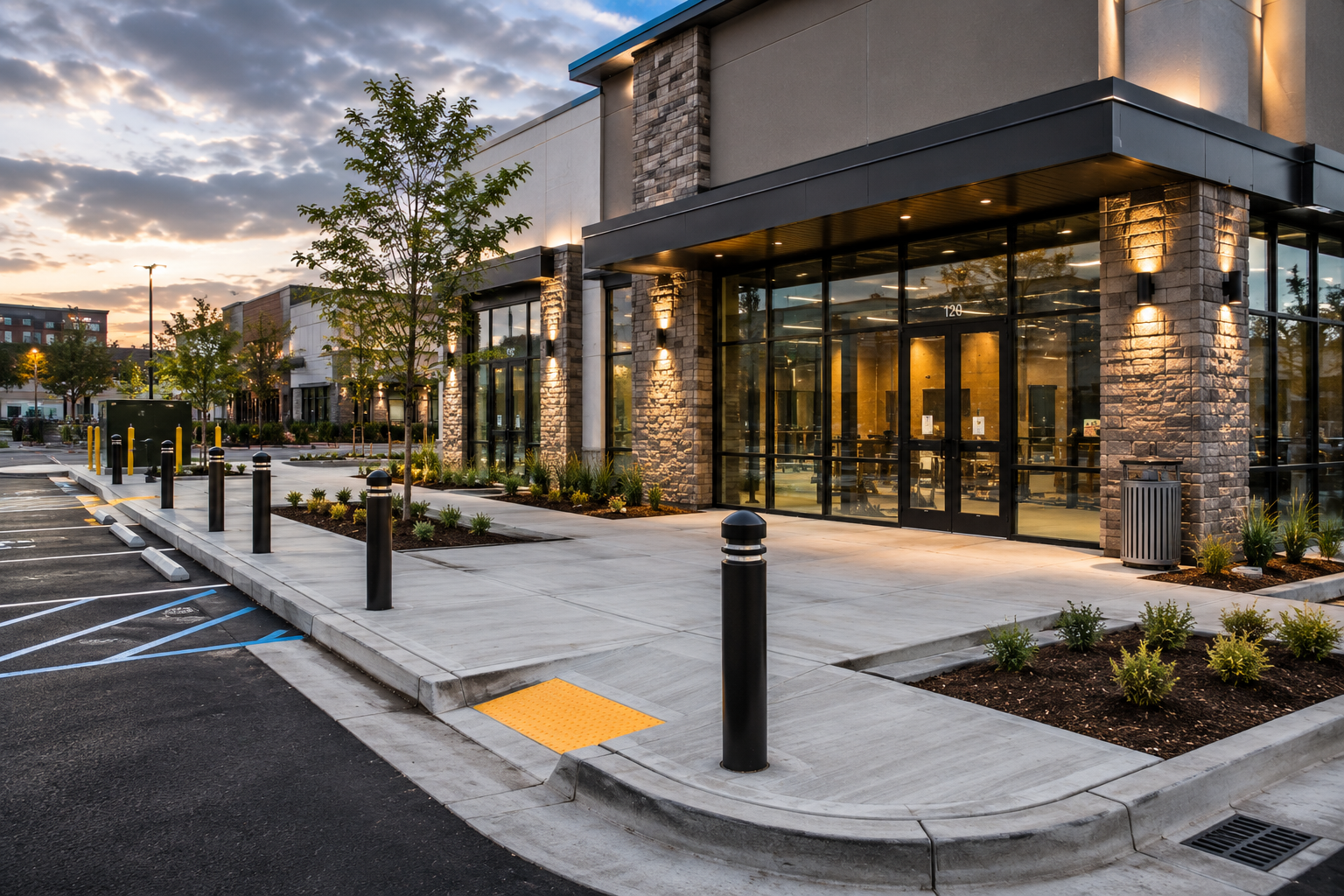 Commercial site work project